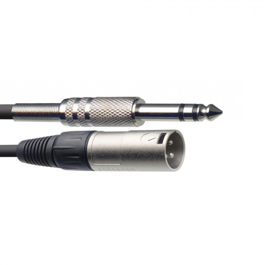 Stagg SAC6PSXM DL - Audio cable, XLR male to jack  male, 6 m (20')